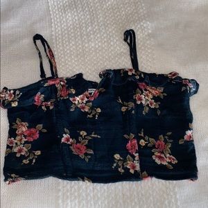 american eagle floral top